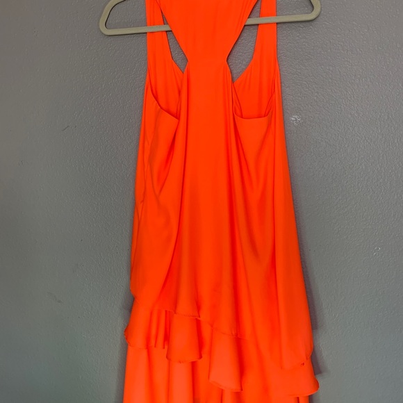 Orange Neon Dress Size Small - Picture 7 of 7